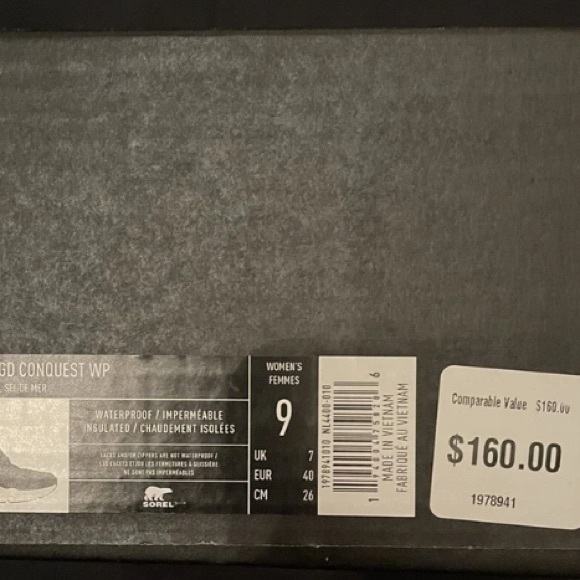 SOREL, Size 9 Women’s. Waterproof, brand new with box - Picture 5 of 5